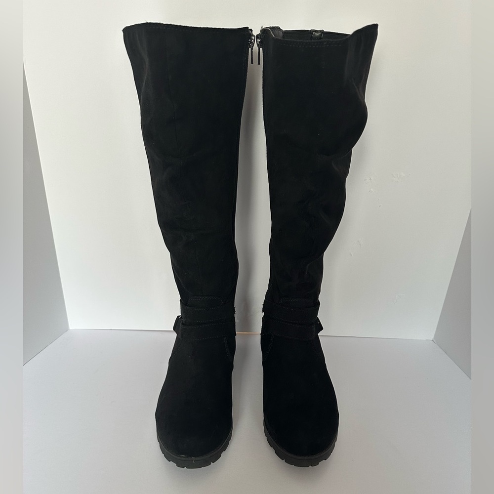 White Mountain Elegant Black Footwear